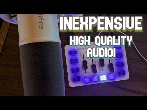 Reviewing the FIFINE K688 Microphone and the SC3 Audio Mixer!