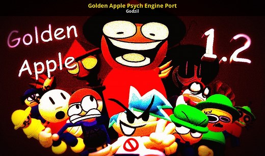 Golden Apple Psych Engine Port Mod for Friday Night Funkin' | FNF Mods
