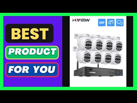 H.VIEW 4MP 8MP WiFi Security Camera System Kit Wireless CCTV