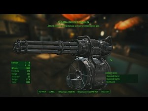 Fallout 4 Mods - Chrome Minigun Showcase