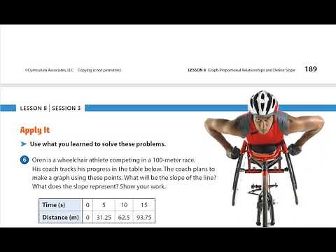 Ready Math Grade 8 Lesson 8.3 Develop Finding the Slope of a Line