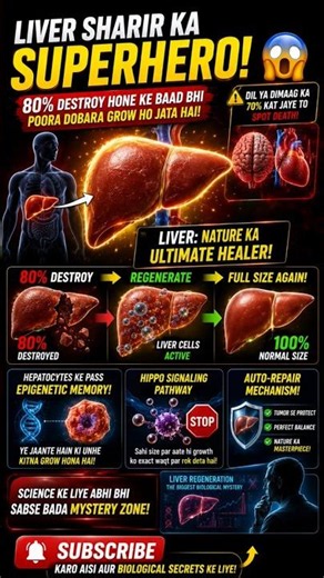 Liver Regeneration Secret Revealed! Epigenetic Memory 🌿