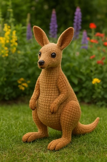 Kangaroo Amigurumi Crochet Pattern – Australian Wildlife Plush Toy PDF – Digital Download Tutorial | Instant PDF Download - Etsy