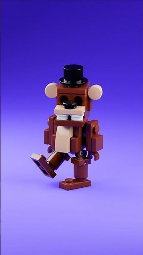 LEGO FNaF Freddy Fazbear MOC 🐻 Mini Bricks Horror Build