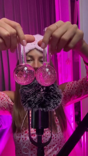 ASMR Glass Orbs Squeezing for Relaxation