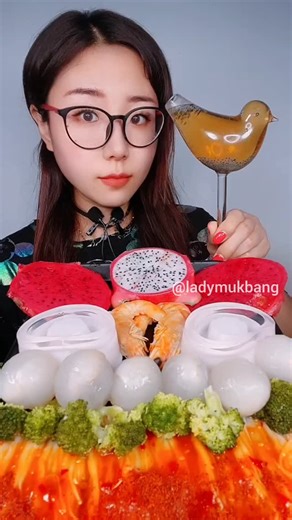 6.3K reactions · 11 comments | Delicious Dragon Fruit and Jelly Pudding & Broccoli Mukbang #mukbang #asmr #mukbangshow #mukbangkorea #asmreating #asmrsouds #mukbangers #instagramreels #explore #explorepage #instagramhacks #instagrowth | Immy Y | Facebook