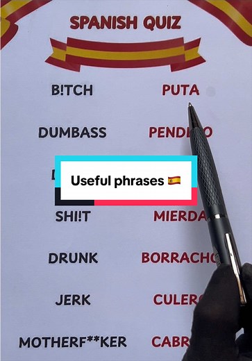 Useful phrases in spanish 🇪🇸 #learnspanish #easyspanish #spanishquiz #spanishvocabulary #espanol