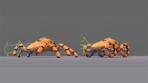 Free Spider Car Rig For Maya