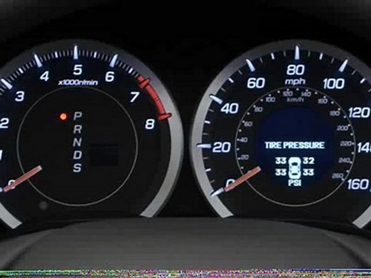 How to: use Tire Pressure Monitoring in Acura TSX