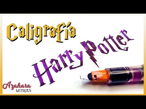 ⚡🧙 How to DO the HARRY POTTER LETTERING