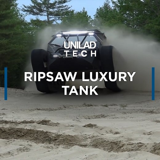 559K views · 703 shares | Say hello to the EV2 Ripsaw Tank, a luxury 600hp super tank! | UNILAD Tech | Facebook