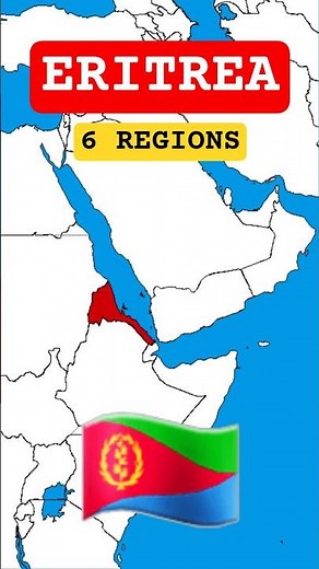 6 Regions of Eritrea 🇪🇷