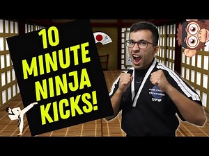 10 Minute Morning Workout For Kids | Karate Kicking Lesson | Dojo Go (Week 53)
