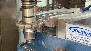 Using a radius milling cutter to test fit cutting a shallow channel for some 1/2” bar stock to lay in. | Abom79