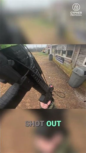 Airsoft Chaos: Epic Shots, Wild Ricochets & Getting WRECKED! #shorts