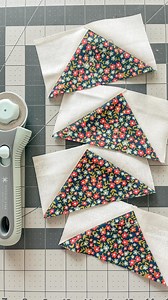 2.4K views · 83 reactions | Ready to learn the Flying Geese 4 at a Time Method? Today I’m starting a two part series in how to make flying geese, the easy way! I’m sharing my favorite method for how I make my geese 4 at a time. This not only saves time but also eliminates waste! Save this tutorial for your next quilt and stay tuned for Part 2 coming tomorrow on how I trim my flying geese to size! 瑱 ✂️ | Modern Charm Stitchery | Facebook