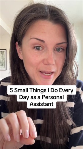 5 small things I do every day as a part-time personal assistant to maintain boundaries with my clients while still making them feel fully supported. I’m Gracie and I’ve been a part-time personal assistant for over a decade and I’m sharing how to be a successful personal assistant without giving up your life! #personalassistant #parttimejob