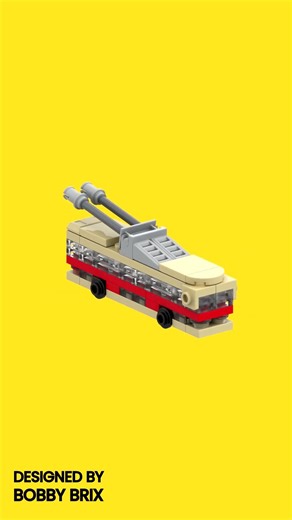 Build a LEGO Retro Trolleybus!