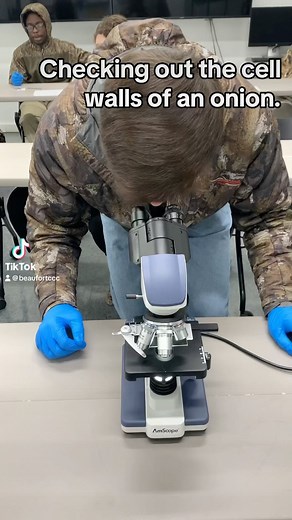 Agribusiness technology students take a close up look at plant biology. | Beaufort County Community College | Facebook