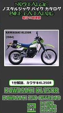 3分間解説 KAWASAKI 250 OFFROAD