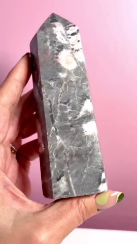 Pink Zebra Jasper Tower, 5.75” - Etsy
