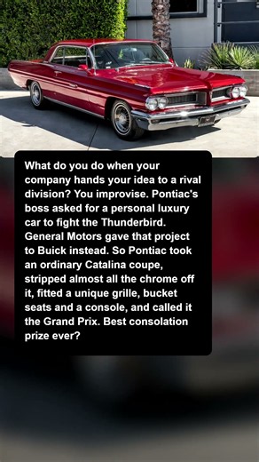 Pontiac Lost the New Model So It Stripped the Chrome Instead #pontiac #classiccars #shorts