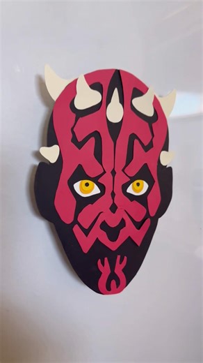 More Darth Maul cut paper art #papercraft #paperart #starwarsart #starwars #handmade #diy #paperdiy