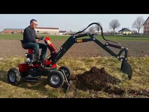 JMEKA - Self-propelled mini digger on 4 wheels - Smartpel Move (J3)