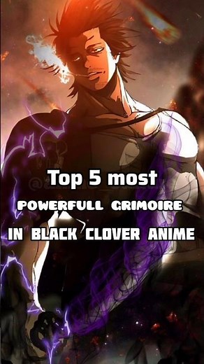 Strongest Grimoires in Black Clover Ranked! 💀📖