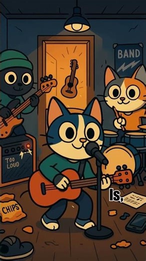 After-School Power Chords ⚡🎸 | Pop-Punk Cats (Short MV) | CATNAP