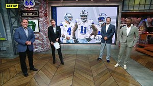 Mike Greenberg asked Dan Graziano if Dallas' loss was as bad in person as it looked on TV? 🤣 "Much worse. They just got run over. It was incredible." —Dan Graziano | Get Up