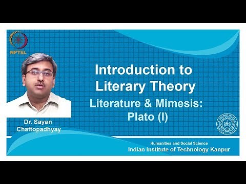 noc18-hs31-Lecture 02-Literature and Mimesis:Plato(I)