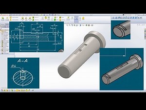 Machine Drawing in Solidworks
