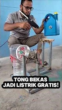 Belajar Energi Terbarukan dengan Pembangkit Listrik Tenaga Air Sederhana #shorts #viral