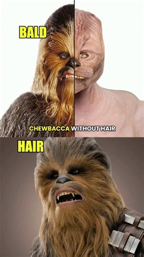 Bald Chewbacca is Horrifying
