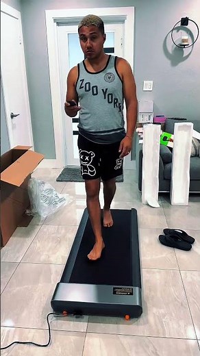 Unboxing and Assembling a Space-Saving Foldable Treadmill for Home Workouts