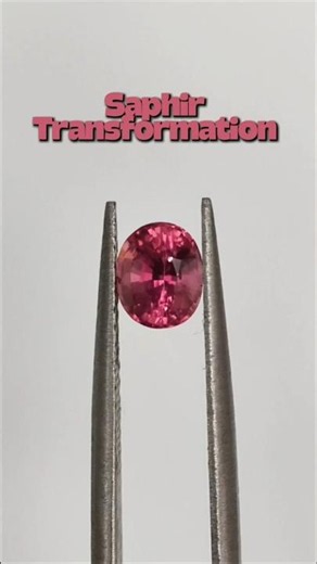 Sapphire Transformation 💎 From Flawed to the Perfect, One-of-a-Kind Padparadscha 🪷