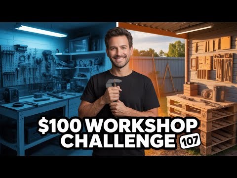 I Built a Backyard Workshop for Under $100! 😱