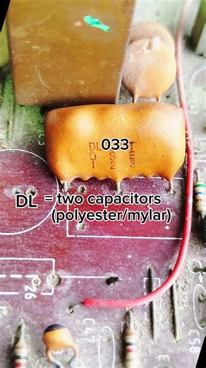 capacitor code (polyester/mylar). #electronicskills #problemfix #pfix #automobile #smartphone