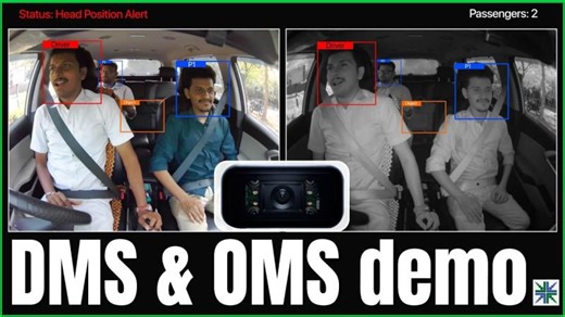 DMS OMS Demo: Driver Detection, Drowsiness Passenger Monitoring in Real Time | e-con Systems | e-con Systems