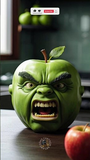 Spiderman vs Hulk but Apple 💥 Marvel & DC Character #spiderman #hulk #marvel #superhero #shorts