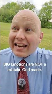 Your child's BIG emotions arr not a mistake ... and neither are yours!