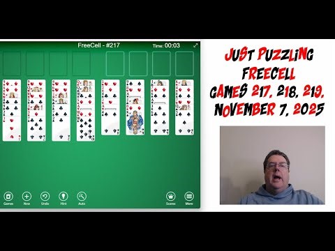 Learning Freecell By Doing and Explaining Games 217, 218 and 219