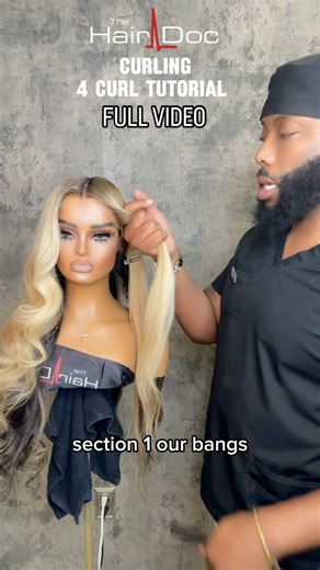 127K views · 42K reactions | PART 2 : FOUR CURL TUTORIAL . CURLING THE SECTIONS Thank me later ✌ #curlinghair #tutorials #youtube #dmvhairstylist #atlhairstylist #dmvstylist #hustonhairstylist #lacefrontwigs #lacefrontal #wigs#weaves #lacefrontal #laceclosures #laceclosure #laceclosurewig #thehairdoc #karenhugerhairstylist | Thehairdoc Steven Thomas | Facebook