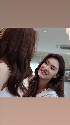 His gaze seemed to express love😍❤️#fouryoupage#mysafezone#lenamiu#wlw#lesbian#glthailand