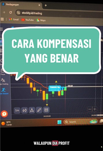 cara kompensasi yang benar, simple tapi masih banyak yang belum faham nihh #stockity #traderpemula #livestockity #stockitytrading #stockitybroker