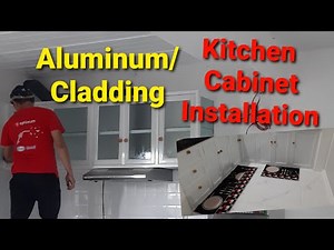 Aluminum/Cladding Kitchen Cabinet Installation