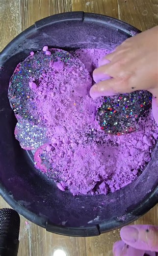 Part 2 - Sunday - Purple Glitter Reforms 💜 ✨️ #asmr #fyp #glitter #gymchalk #purple💜