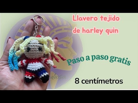 “Harley Quinn keychain crocheted step by step | Easy and original”