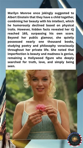 The hidden intelligence of Marilyn Monroe and her private conversation with Einstein
